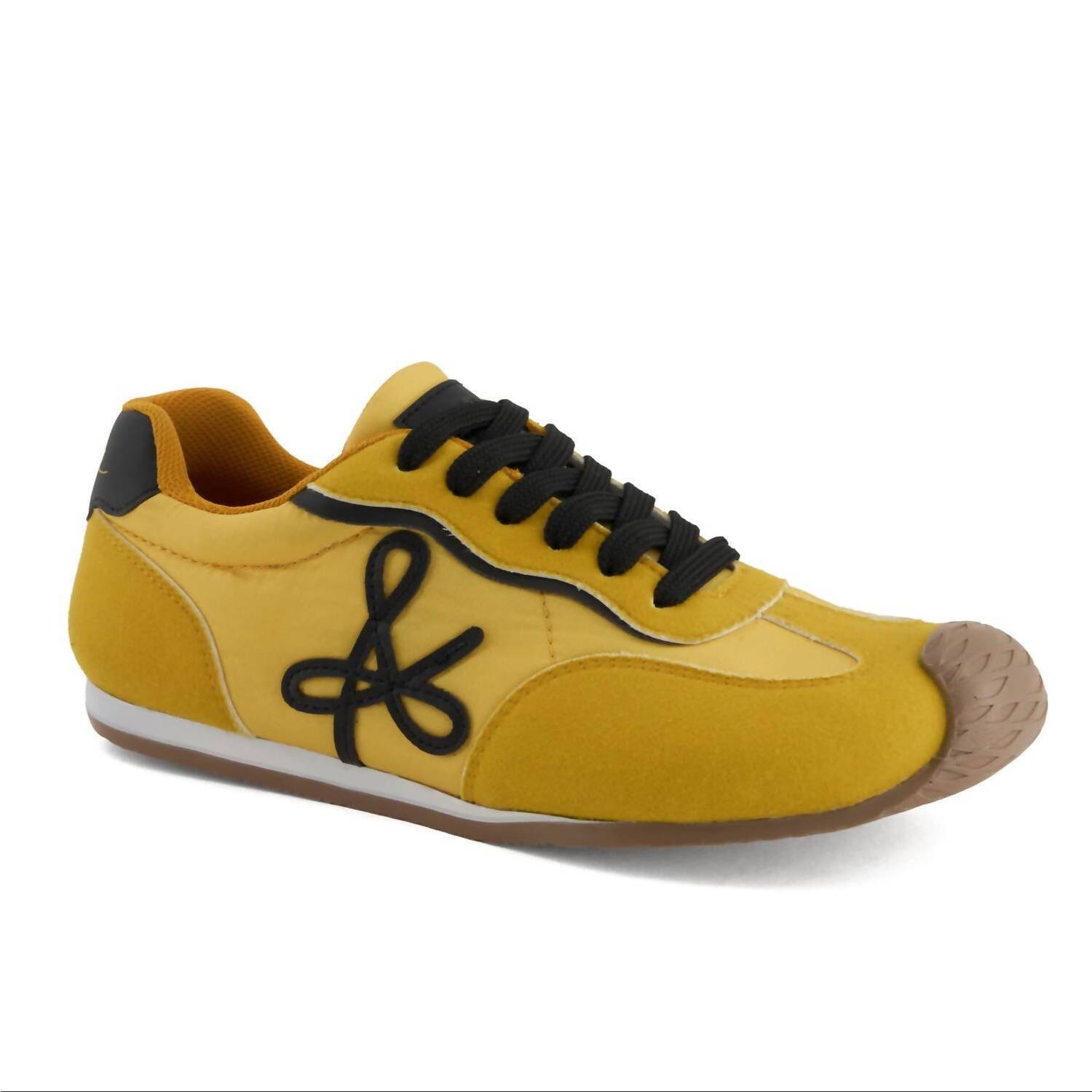 New Andrea Women's Casual Sneakers In Yellow
